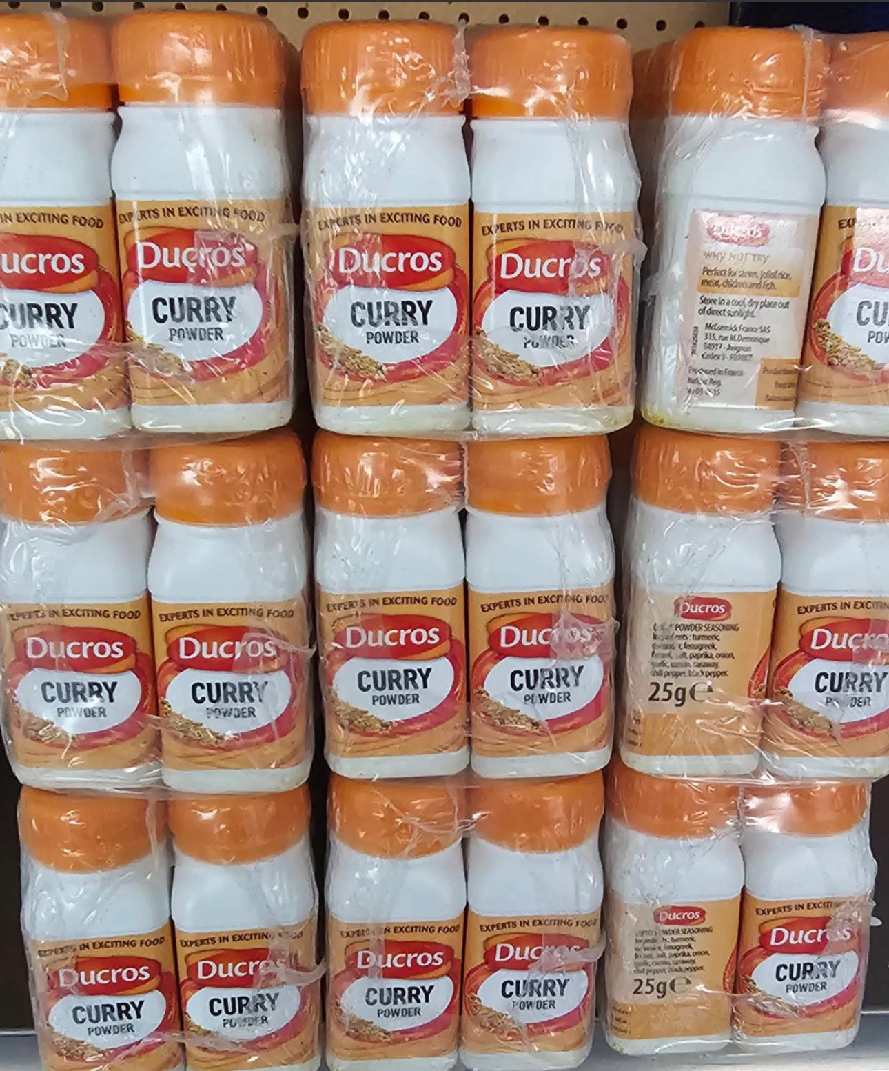 Ducros Curry Powder (25g ×12pcs)
